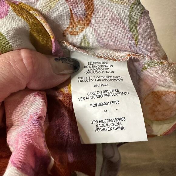 Free People Mason and Belle Floral Sun Dress Size Medium - Picture 6 of 6